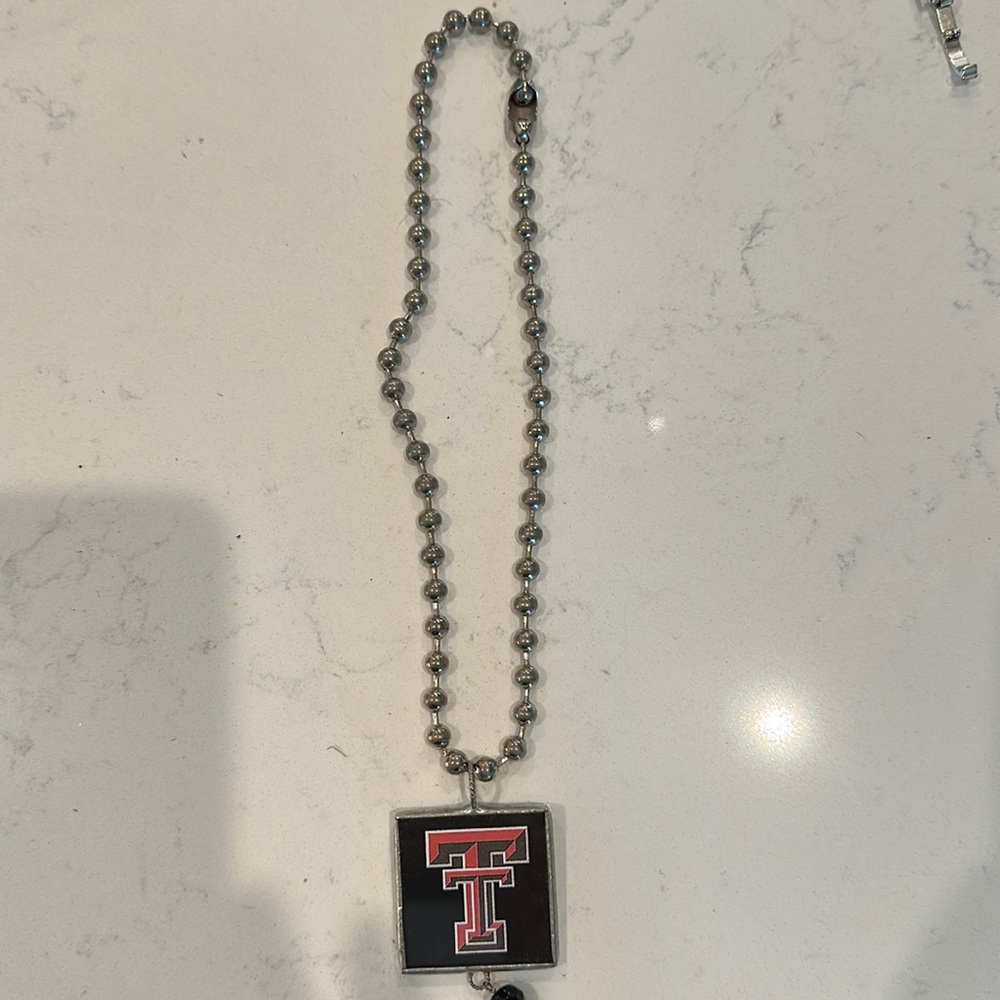Texas tech necklace